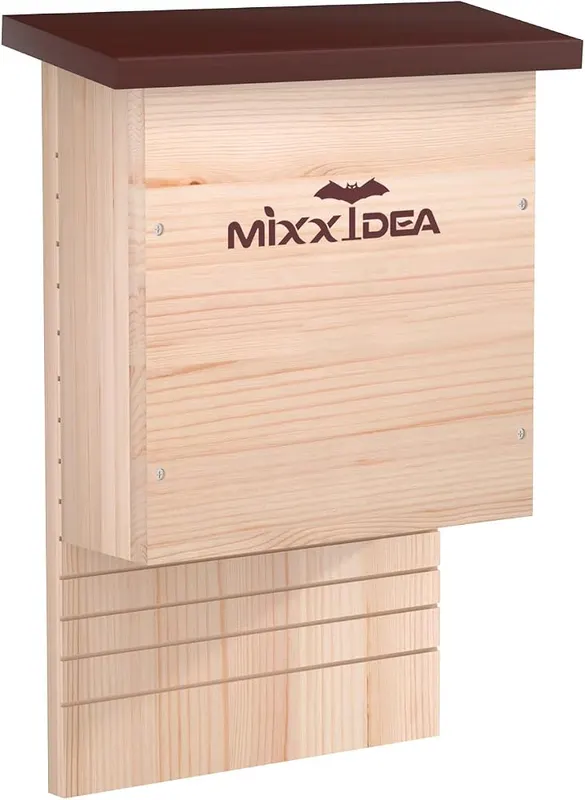MIXXIDEA Bat House Bat Box Double Chamber in Wood