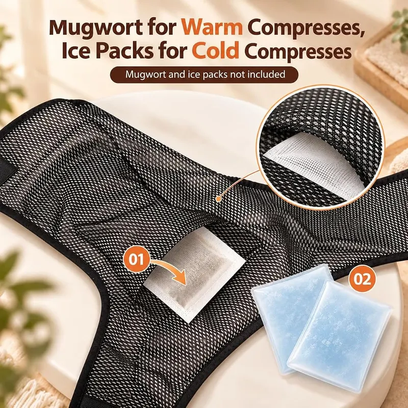 MoAcey Cordless Shoulder Heating Pad Detachable Remote – Carbon fiber construction material
