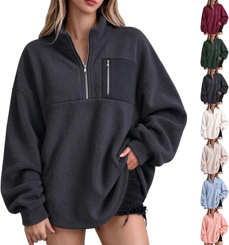 Mock Turtleneck Tops in #Grey