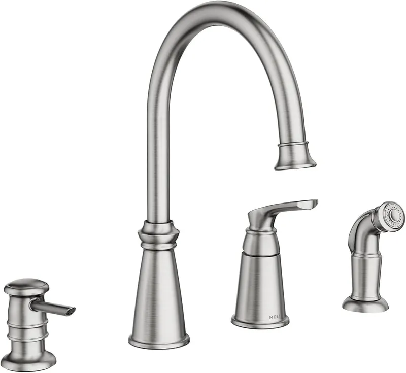 Moen Whitmore Spot Resist Stainless One-Handle High
