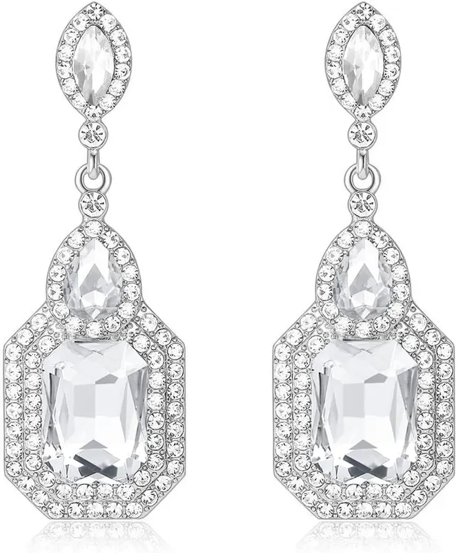 Moiegouct Rhinestone Earrings