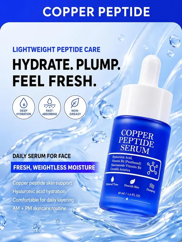 Molrol Copper Peptides Serum & Cream Set – Ghk cu copper peptide blend