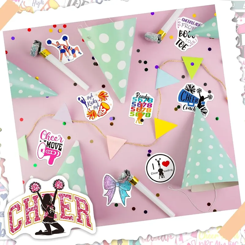 MonEnfance 200PCS Cheer Stickers – Ideal gift for teens