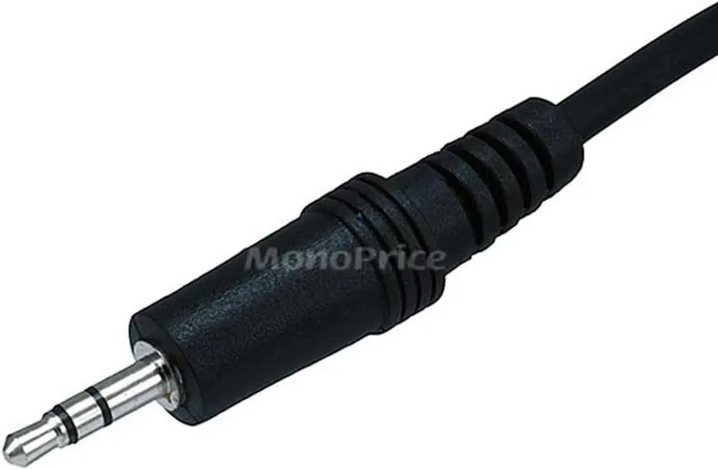 Monoprice 100649 12′ 3.5mm Stereo Plug/Jack M/F – The 3