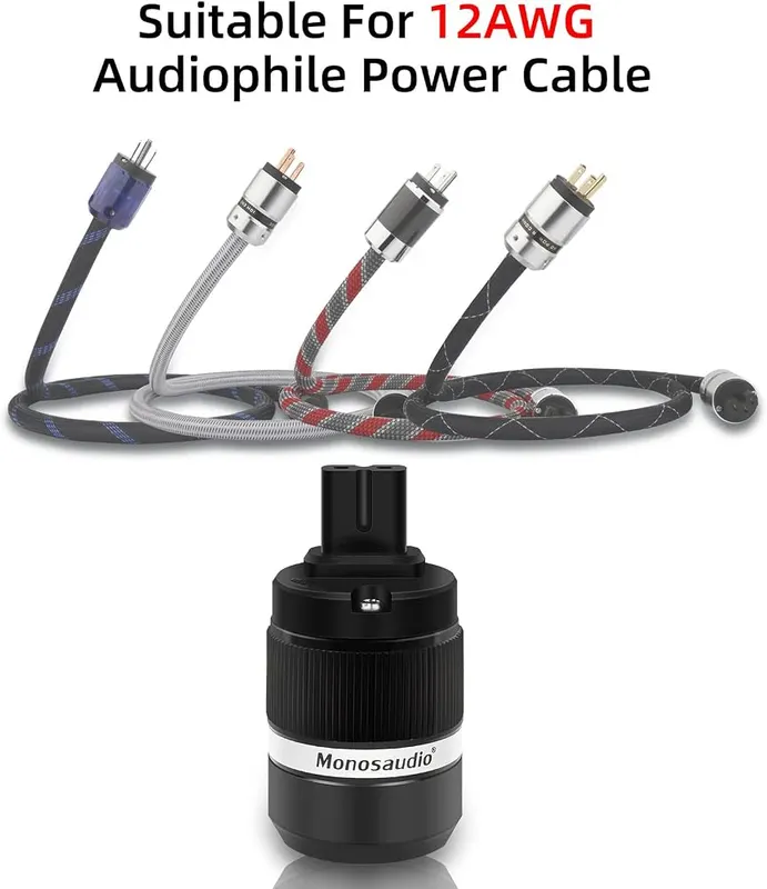 Monosaudio Audio Power Plug 4N Pure Copper – product photo 2 of 7