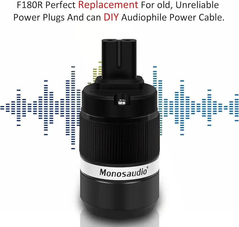 Monosaudio Audio Power Plug 4N Pure Copper – product photo 3 of 7