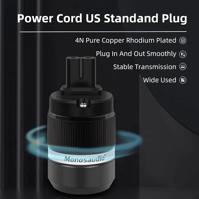 Monosaudio Audio Power Plug 4N Pure Copper – product photo 5 of 7