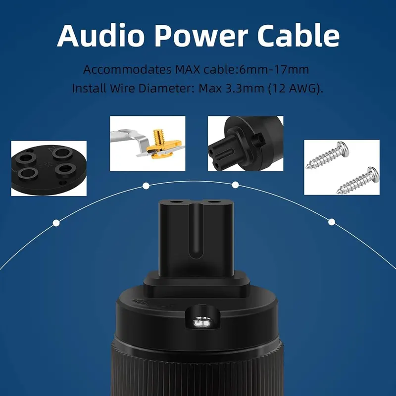 Monosaudio Audio Power Plug 4N Pure Copper – product photo 6 of 7