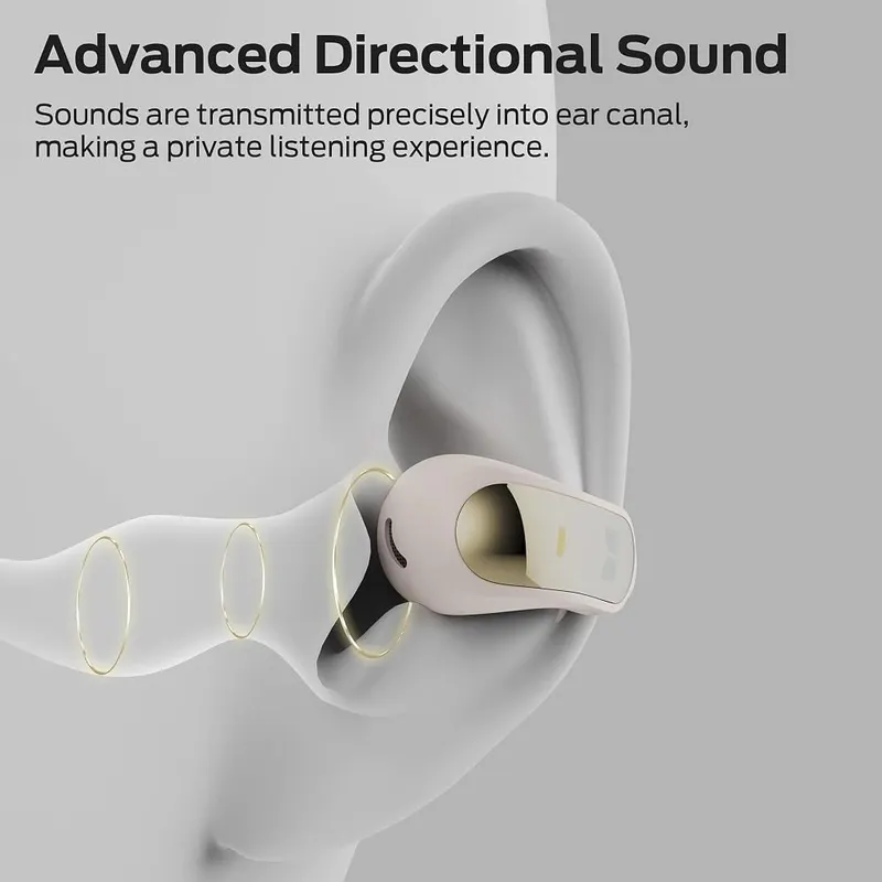 Monster Open Ear AC228 Headphones – Flexible nickel-titanium memory alloy fit