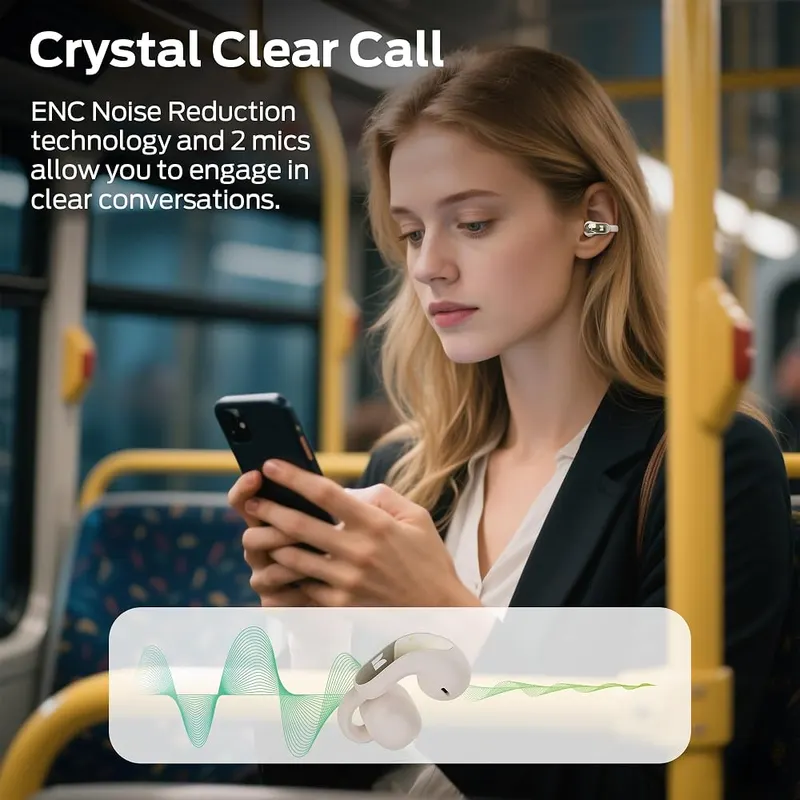 Monster Open Ear AC228 Headphones – Advanced bluetooth 6.0 wireless connectivity
