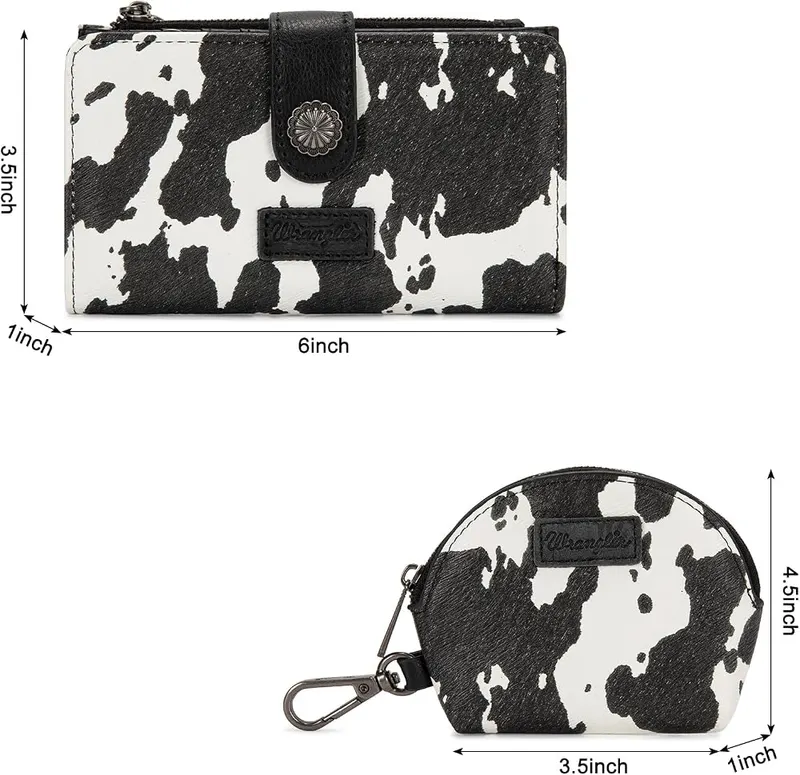 Montana West Wrangler Wristlet Wallets – Detachable mini coin pouch