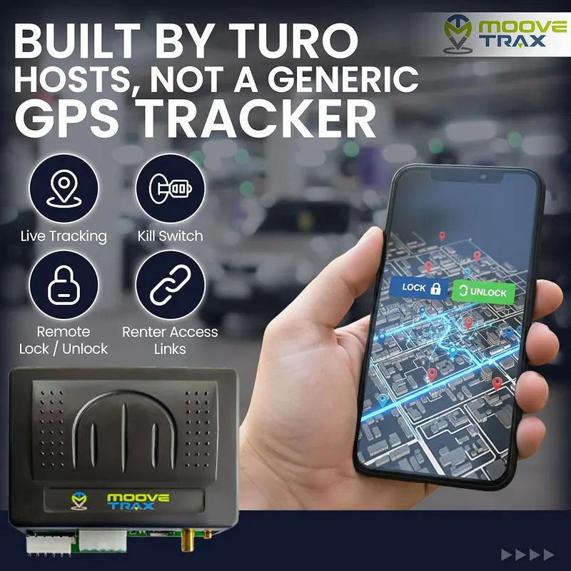 MooveTrax V3 Car Rental GPS Tracker – Complete remote fleet management platform