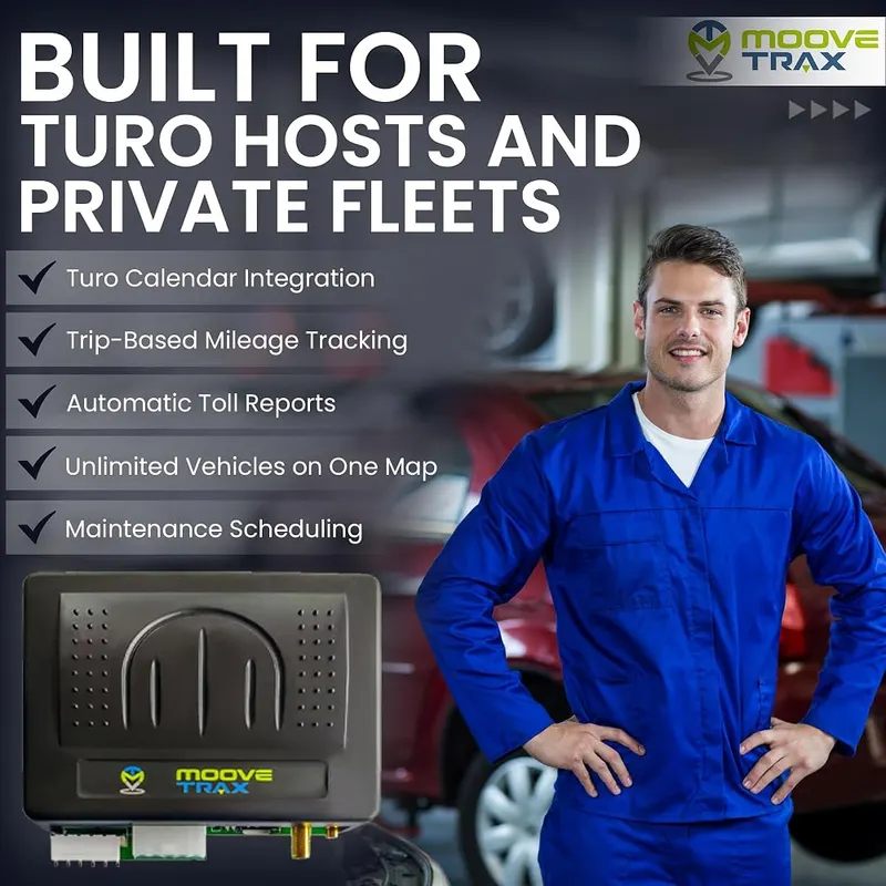 MooveTrax V3 Car Rental GPS Tracker – Unlimited customized geofence alerts