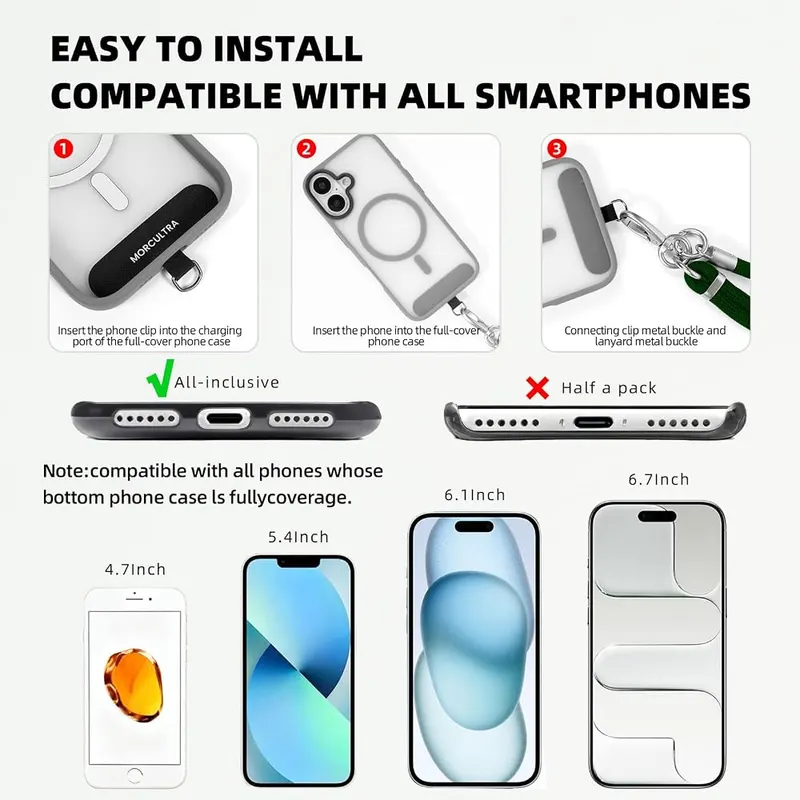MORCULTRA Phone Lanyard – Thoughtful service, worry-free shopping