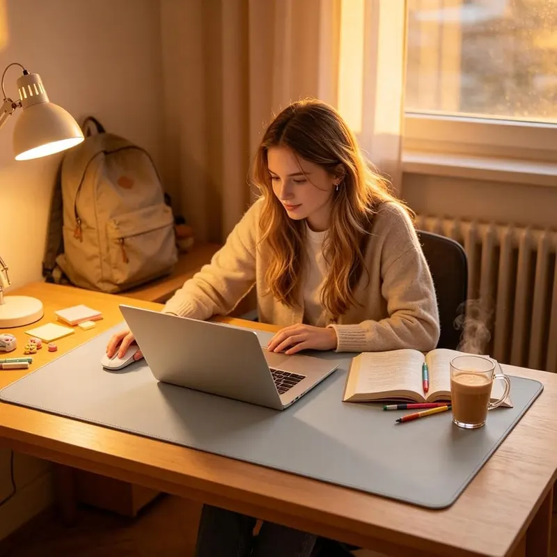 Mouse Pads for Desk – Fade-resistant dark purple color