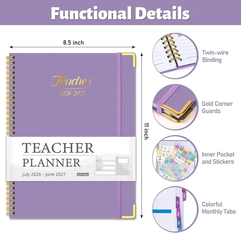 Ms PaperPearl 2026-2027 Teacher Planner – 2026–2027 Teacher Planner