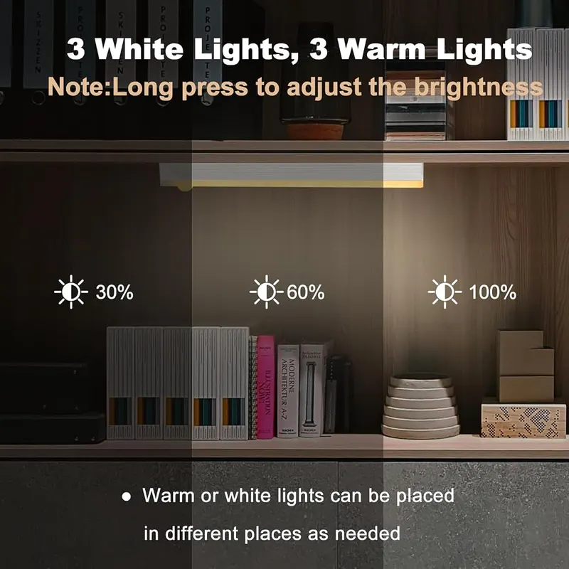 MSETGRD 6 Pack Magnetic Under Cabinet Light – Light UP Everywhere