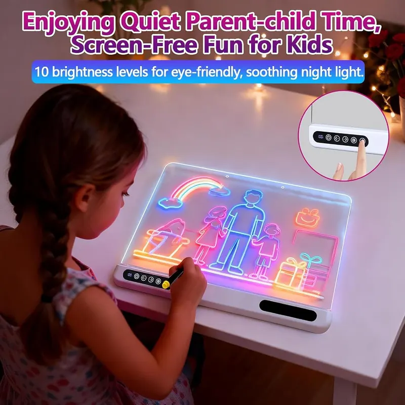 MUSDOKEY LED Drawing Board – Ten adjustable brightness levels