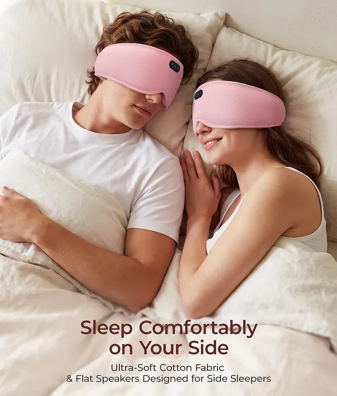 MUSICOZY 3D Bluetooth Sleep Mask Headphones – Bluetooth 5.4 sleep mask headphones