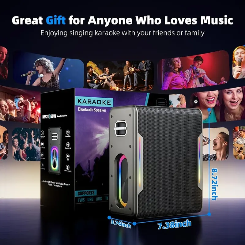 Myscenetang Portable Karaoke Machine – product photo 7 of 7
