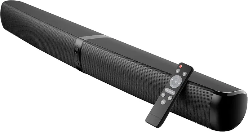 MZEIBO Sound Bar Black in Black