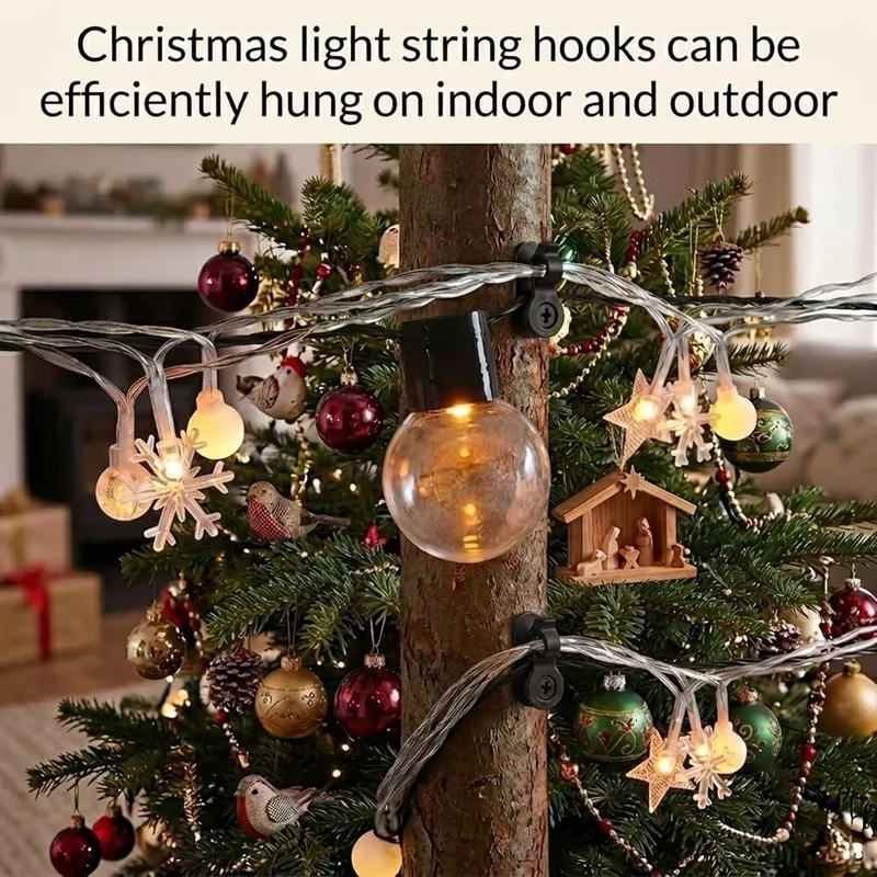 N/A Christmas Light Clips – Great for wooden surfaces