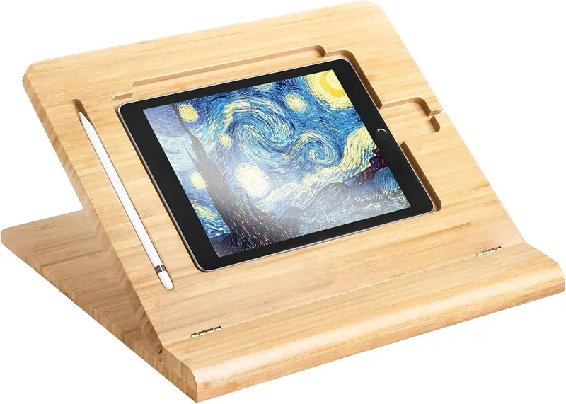 N/A ELETIUO Tablet Stand Holder Adjustable Foldable