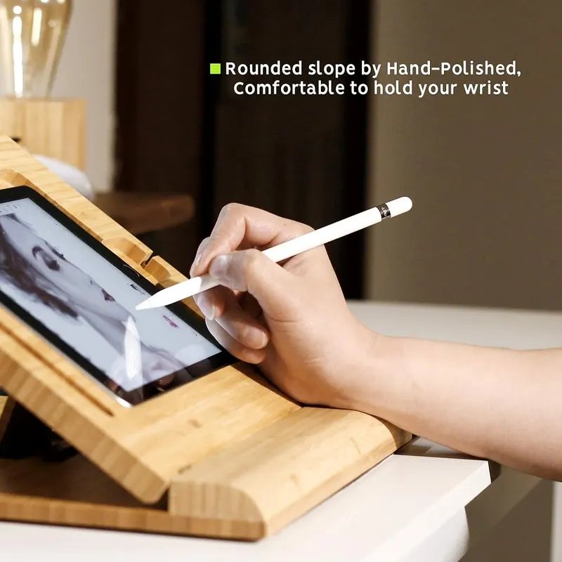 N/A ELETIUO Tablet Stand Holder Adjustable Foldable – Stable support for drawing