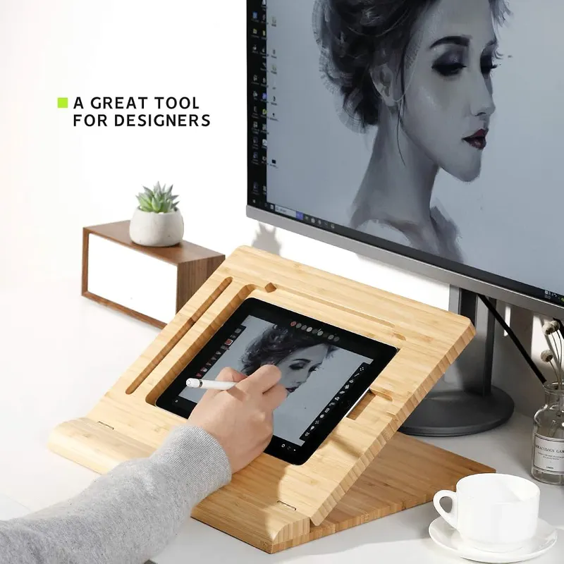 N/A ELETIUO Tablet Stand Holder Adjustable Foldable – product photo 8 of 9