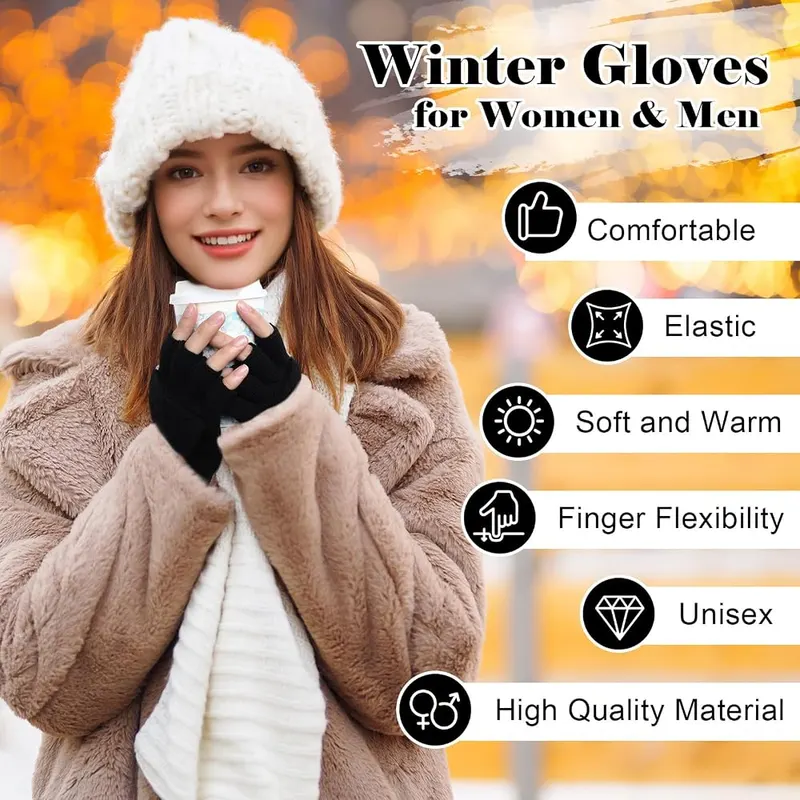 N/A Premillow Winter Fingerless Gloves – product photo 5 of 8