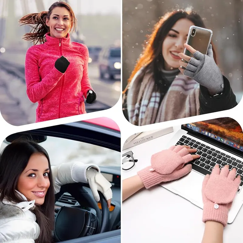 N/A Premillow Winter Fingerless Gloves – product photo 7 of 8