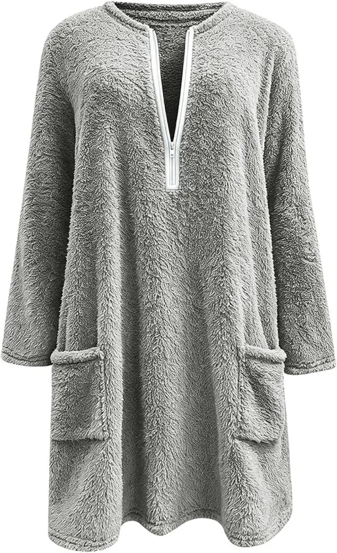 Frsafhgf Womens Fleece Quarter Zip Pullover Half – Wide Occasion Application - Highly versatile and ideal