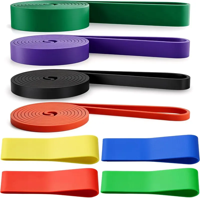 Naitesen 8PCS Resistance Bands in Colorful