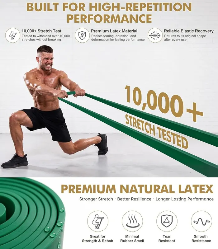 Naitesen 8PCS Resistance Bands – Multiple resistance levels