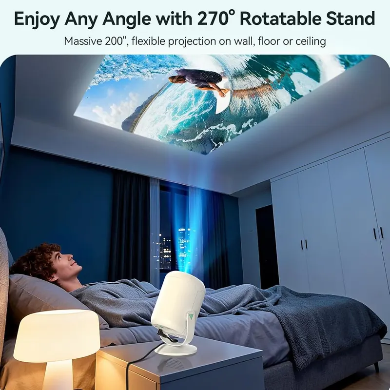 Nasin Mini Projector VF211 – Electric focus for easy setup
