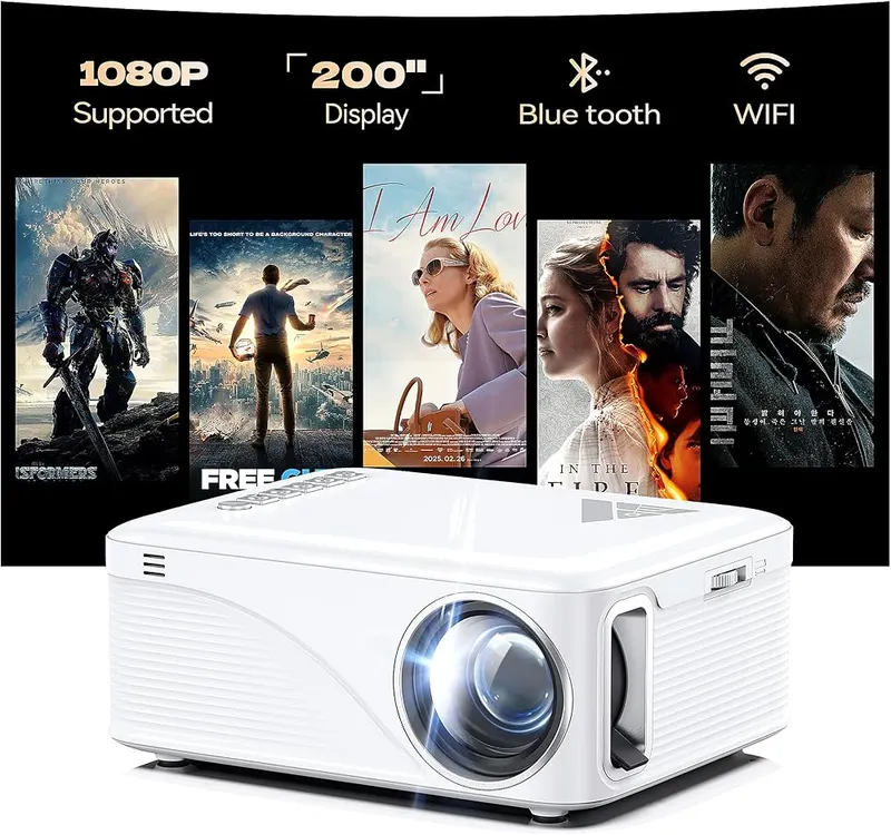 Nasin Mini Projector White in White