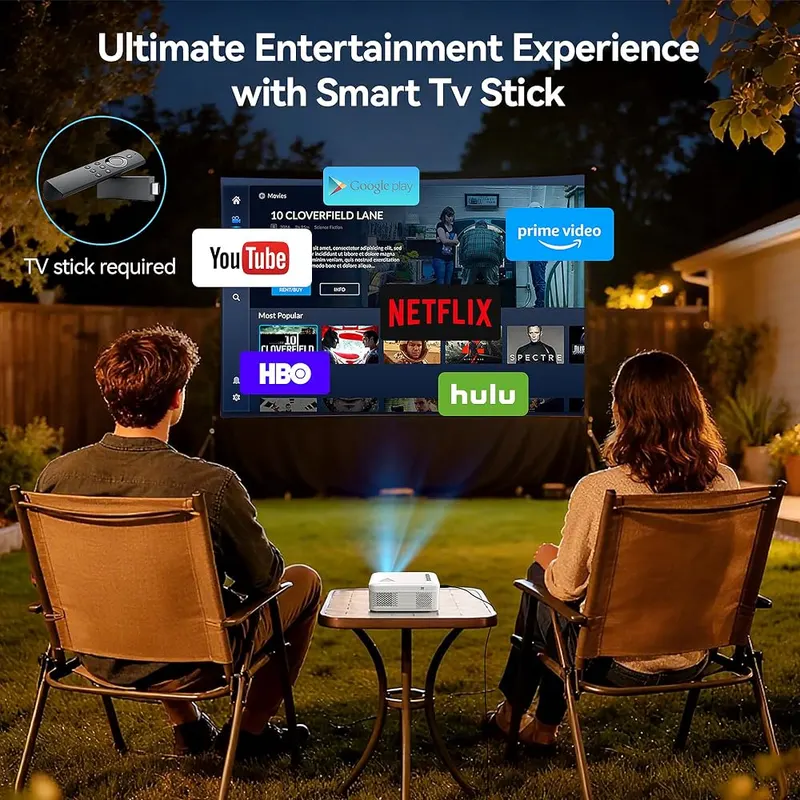 Nasin Mini Projector White – Clip coupon available