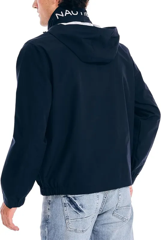 Nautica Rainbreaker Bomber Jacket – Full-zip closure