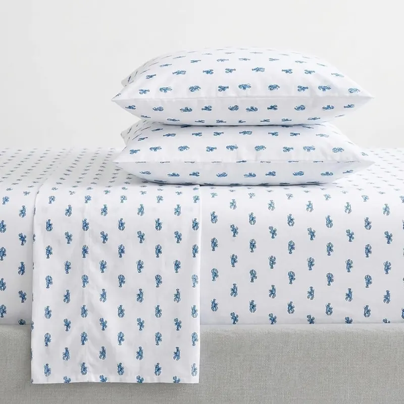 Nautica – Twin Cotton Percale Sheet Set Cloyster in Cloyster