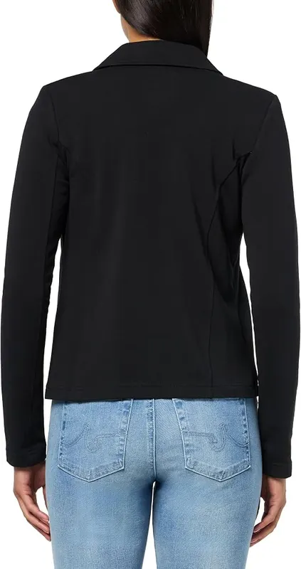 Nautica Women’s Jeans Solid Knit Captains Jacket – Features