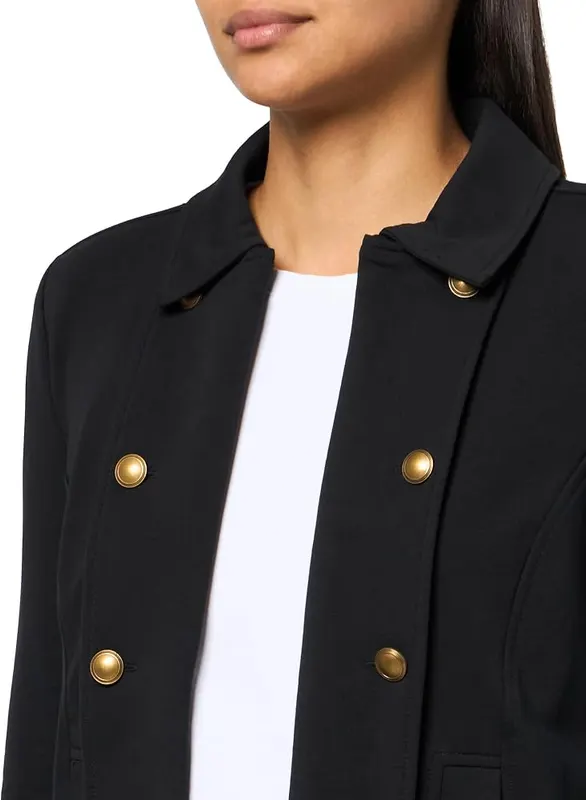Nautica Women’s Jeans Solid Knit Captains Jacket – Versatile