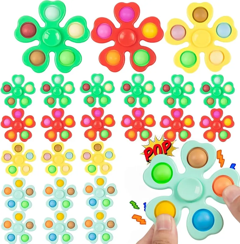 Nbguigdstr 24 Pcs Fidget Spinners Bulk-Mini Pop