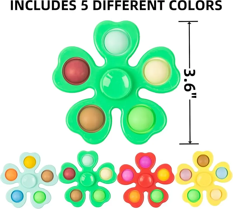Nbguigdstr 24 Pcs Fidget Spinners Bulk-Mini Pop – FUNCTIONS 2-in-1