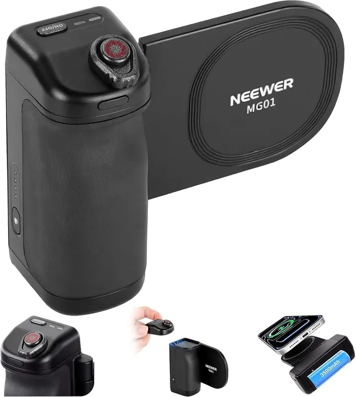 NEEWER Magnetic Phone Camera Grip Compatible