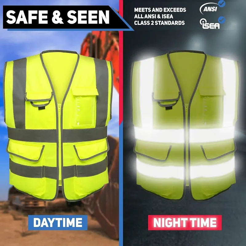 Neiko High Visibility Safety Vest ANSI Class – product photo 3 of 6