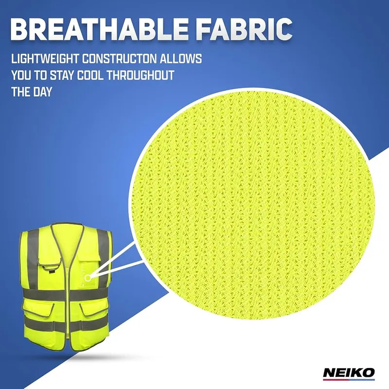 Neiko High Visibility Safety Vest ANSI Class – product photo 5 of 6