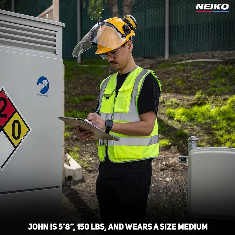 Neiko High Visibility Safety Vest ANSI Class – product photo 6 of 6