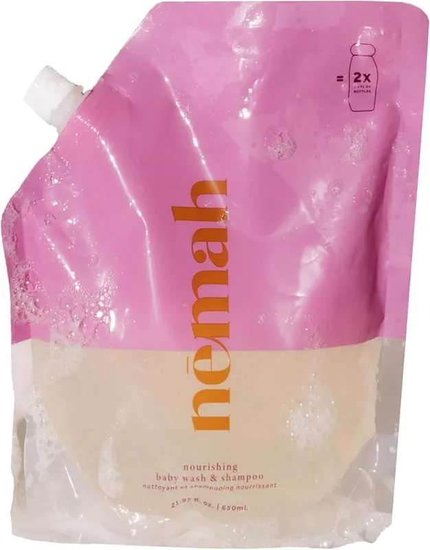 Nemah Baby Soap And Shampoo Refill – Gentle on Baby's Skin & Hair