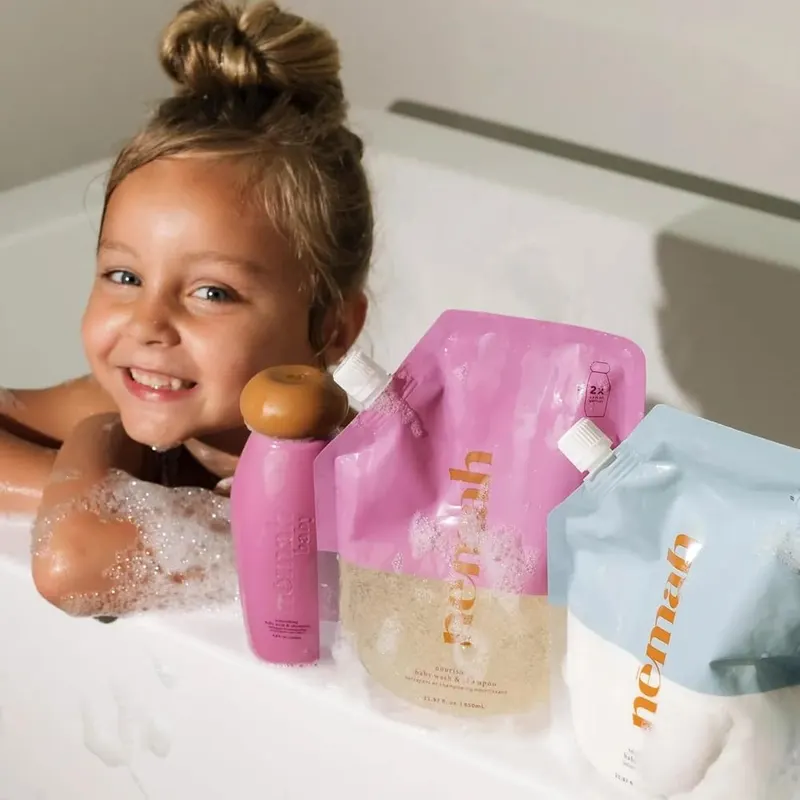 Nemah Baby Soap And Shampoo Refill – 2-in-1 Formula
