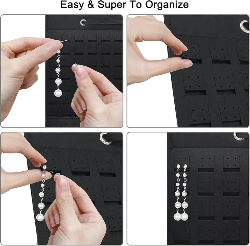 Nesyd Earring Holder Organizer – Studs, hoops and dangles
